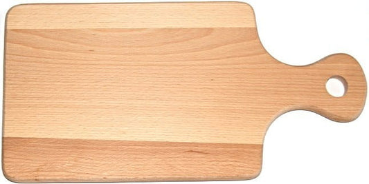 Deska do krojenia drewniana z uchwytem 44 cm | deska kuchenna | drewniana deska do serwowania | naturalna deska do chleba | deska do siekania