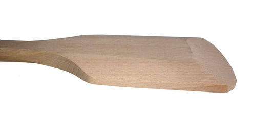 Warzecha łopata do kuchni polowej lub kotła, buk 50 cm | drewniana łopatka kuchenna | mieszadło kuchenne | łopata gastronomiczna | bukowa
