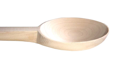 Warzecha, łyżka drewniana 65 cm | duża chochla drewniana do kotła | długa łyżka kuchenna | akcesorium kuchenne do kuchni polowej i garnka