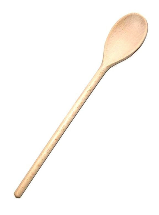 Łyżka drewniana Szwedzka Owalna 30 cm | Łyżka kuchenna drewniana | Ekologiczna łyżka do gotowania | Naturalna łyżka drewniana 30 cm