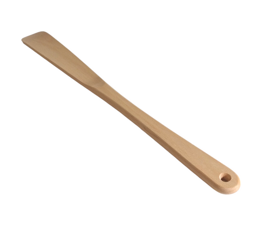 Łyżka do butów z drewna bukowego średnia 37 cm | drewniana łyżka do obuwia | naturalna bukowa szpatułka do butów | trwała eko łyżka 37 cm