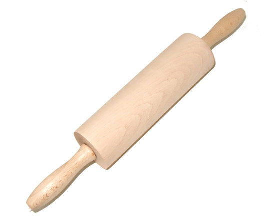 Wałek do ciasta obrotowy 38 cm | drewniany wałek kuchenny | wałek cukierniczy | wałek do wałkowania ciasta | wałek piekarski | roller baking
