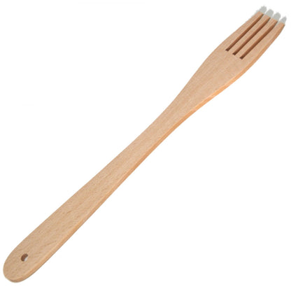 Holzgabel 4 Zinken Groß 28 cm | Küchengabel aus Holz | Umweltfreundliche Kochgabel | Naturholzgabel 28 cm
