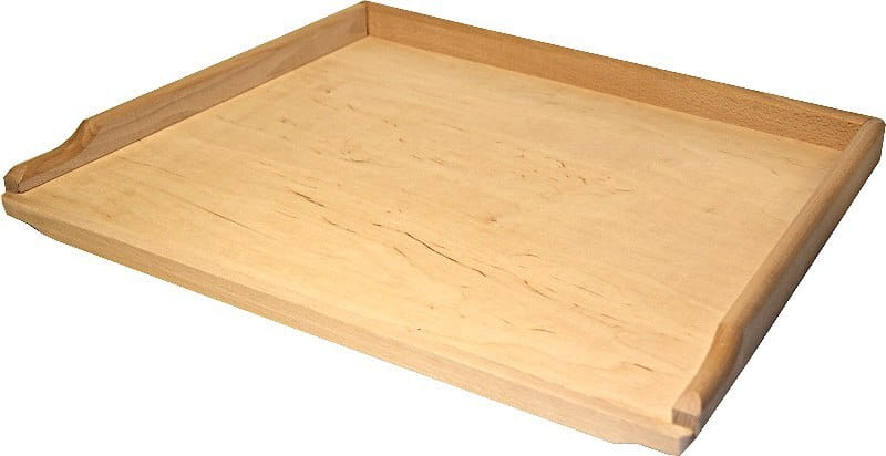 Stolnica drewniana mała do wyrabiania ciasta z bokami 51 cm | Deska drewniana do ciasta | Podkładka drewniana do wałkowania | blat kuchenny