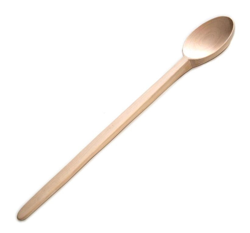 Warzecha, łyżka drewniana 80 cm | duża drewniana chochla | łyżka do mieszania w kotle | łyżka kuchenna do kuchni polowej | solidna warzecha