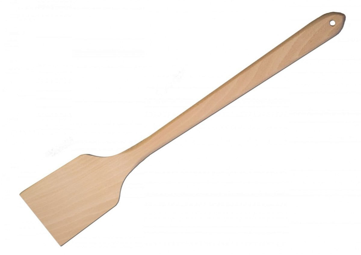 Ladle shovel for field kitchen or cauldron, beech 80 cm | wooden kitchen spatula | cauldron stirrer | wooden ladle | large spoon