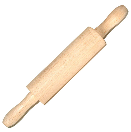 Wałek Do Ciasta Mini Dla Dziecka 22,5 cm | Drewniany Mini Wałek Kuchenny Dla Dzieci | Mały Wałek do Pieczenia | Wałek Dziecięcy Mini