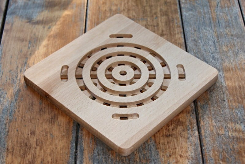 Universal wooden pot stand Square 20 cm | Kitchen stand | Wooden table stand | Stand for hot dishes