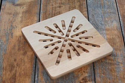 Universal wooden pot stand Square 20 cm | Kitchen stand | Wooden table stand | Stand for hot dishes