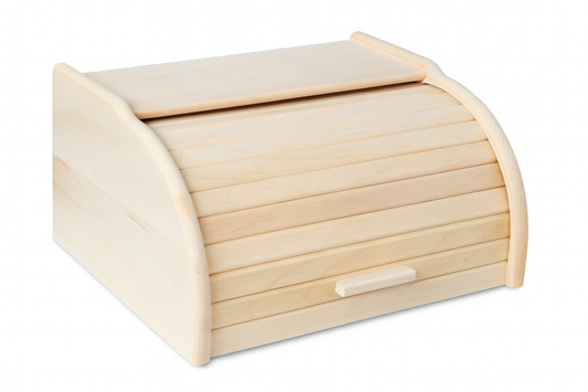 Boîte à pain en bois - petite, brute, naturelle | conteneur à pain | caisse en bois pour le pain | boîte à pain | organisateur écologique