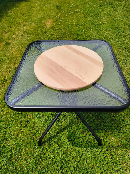 Planche à découper en bois ronde 45 cm | Planche à servir la pizza