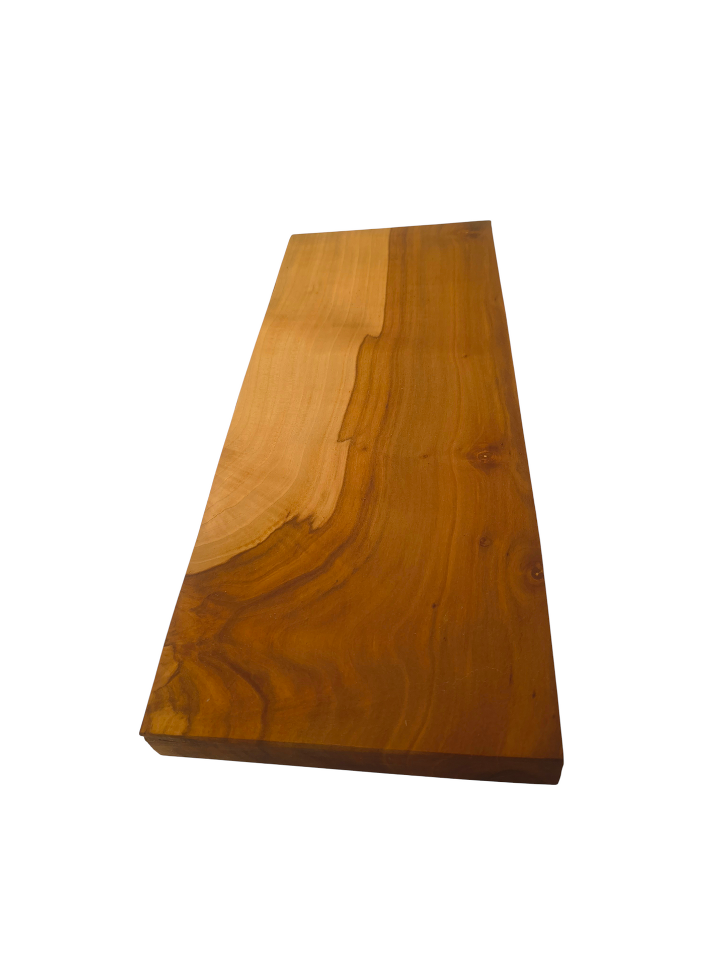 Deska z jabłoni | Deska z drewna jabłoniowego – unikatowa, olejowana, okorowana, naturalna, idealna do kuchni i serwowania