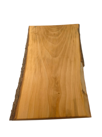 Deska z jawora | Deska z drewna jaworowego – unikatowa, olejowana, okorowana, naturalna, idealna do kuchni i serwowania