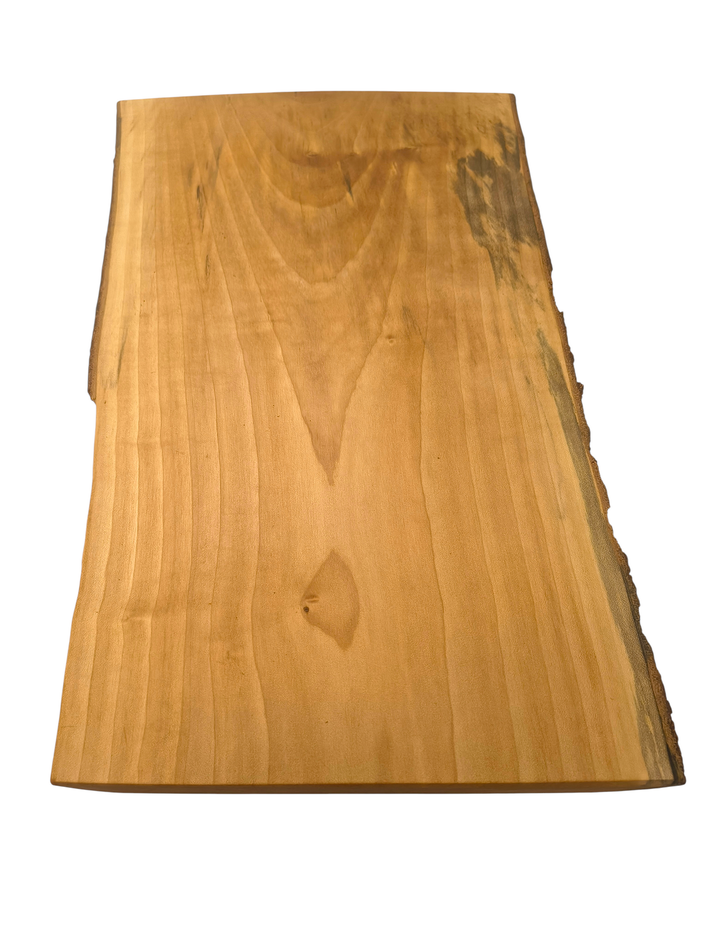 Deska z jawora | Deska z drewna jaworowego – unikatowa, olejowana, okorowana, naturalna, idealna do kuchni i serwowania
