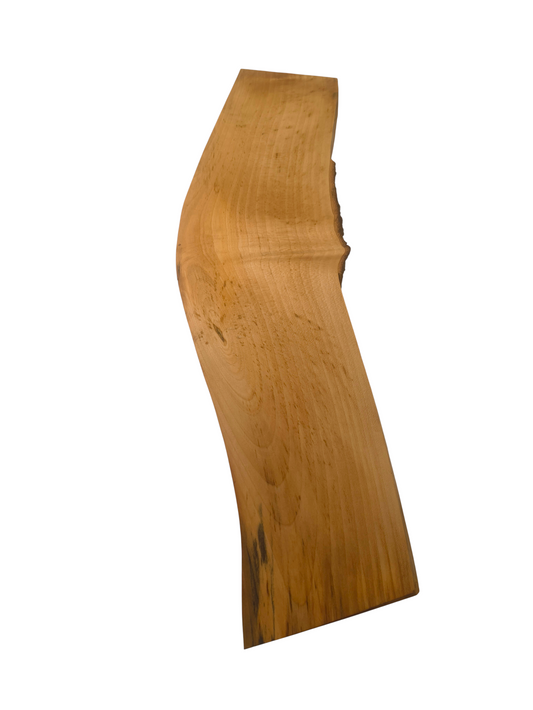 Deska z jawora | Deska z drewna jaworowego – unikatowa, olejowana, okorowana, naturalna, idealna do kuchni i serwowania