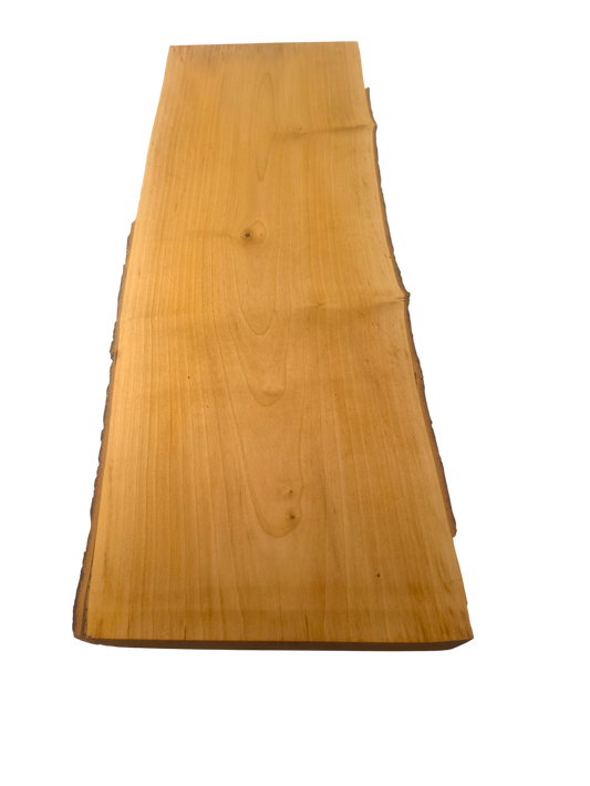 Deska z jawora | Deska z drewna jaworowego – unikatowa, olejowana, okorowana, naturalna, idealna do kuchni i serwowania