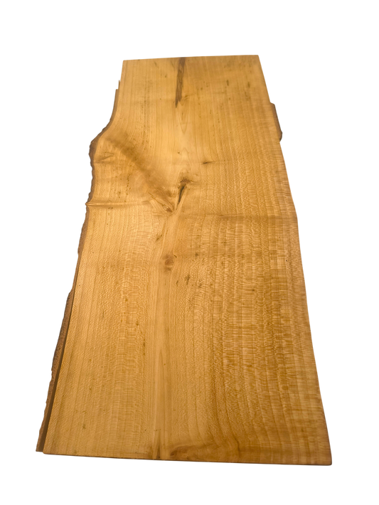 Deska z jawora | Deska z drewna jaworowego – unikatowa, olejowana, okorowana, naturalna, idealna do kuchni i serwowania