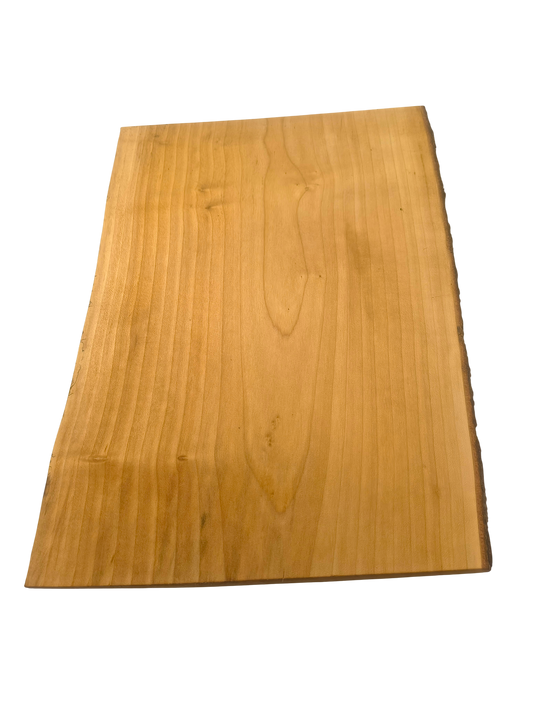 Deska z jawora | Deska z drewna jaworowego – unikatowa, olejowana, okorowana, naturalna, idealna do kuchni i serwowania