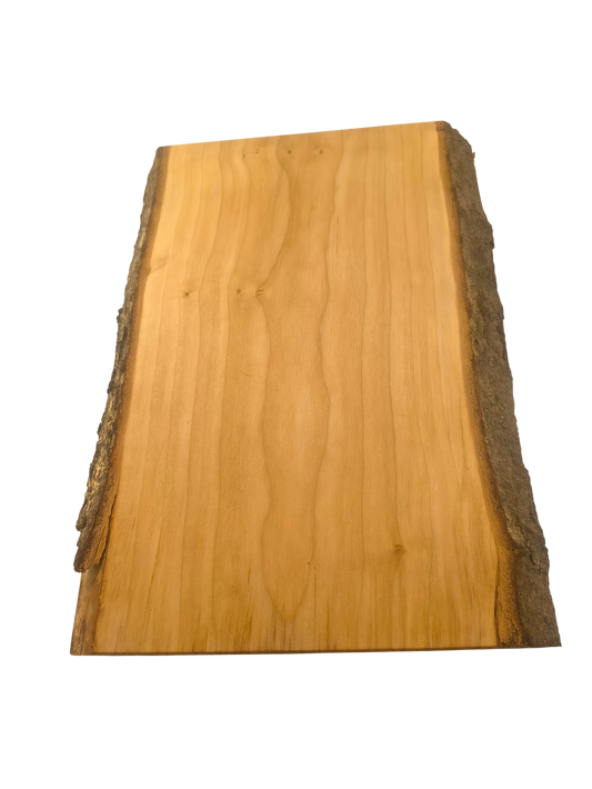 Deska z jawora | Deska z drewna jaworowego – unikatowa, olejowana, okorowana, naturalna, idealna do kuchni i serwowania
