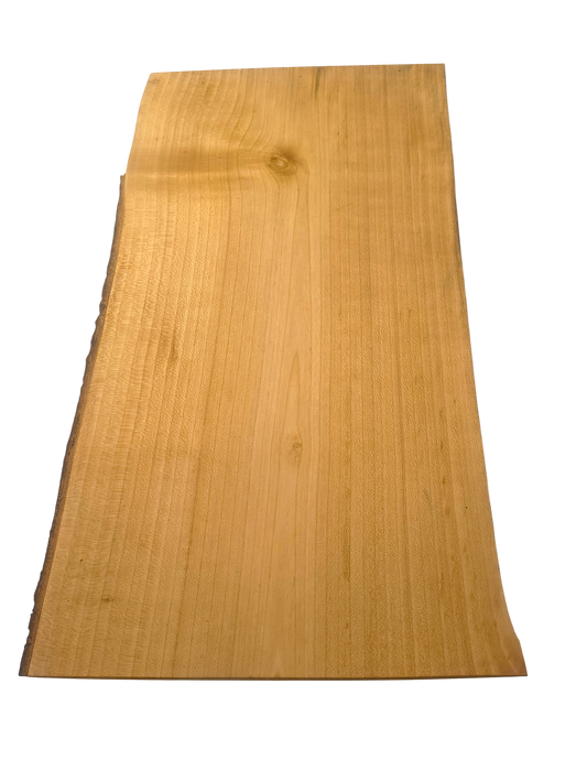 Deska z jawora | Deska z drewna jaworowego – unikatowa, olejowana, okorowana, naturalna, idealna do kuchni i serwowania