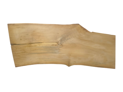 Sycamore Maple Wood Board – Unique, Oiled, with Natural Bark Edge