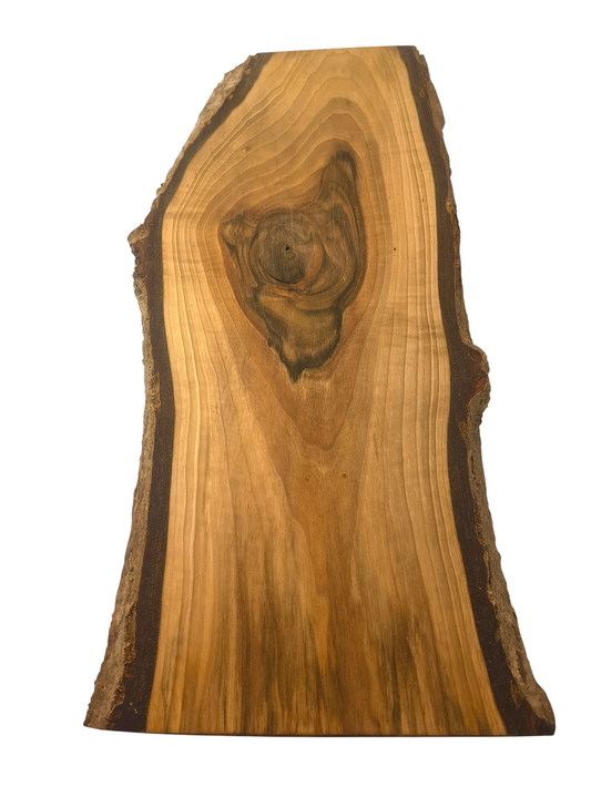 Deska z orzecha | Deska z drewna orzecha włoskiego – unikatowa, olejowana, okorowana, naturalna, idealna do kuchni i serwowania