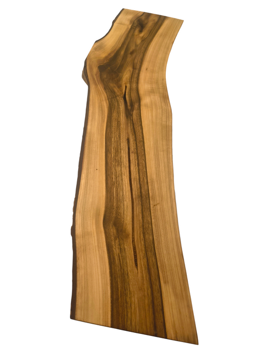 Deska z orzecha | Deska z drewna orzecha włoskiego – unikatowa, olejowana, okorowana, naturalna, idealna do kuchni i serwowania
