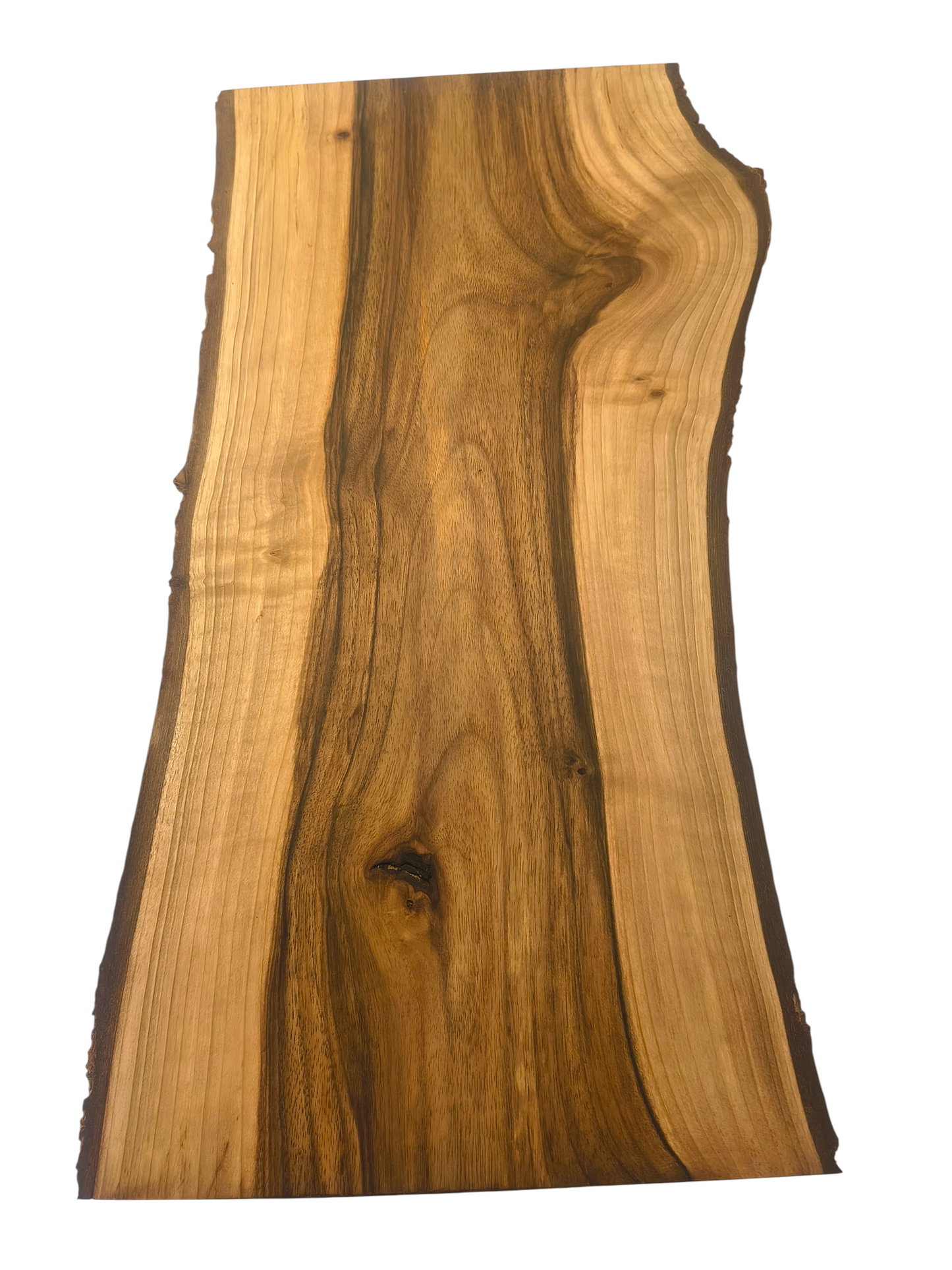 Deska z orzecha | Deska z drewna orzecha włoskiego – unikatowa, olejowana, okorowana, naturalna, idealna do kuchni i serwowania