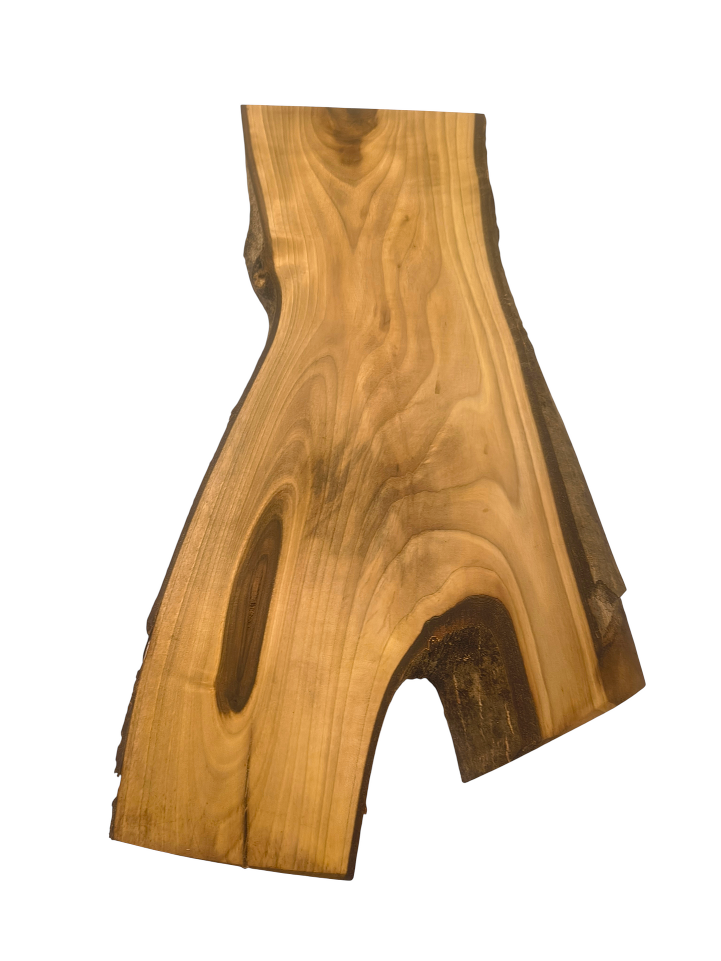 Deska z orzecha | Deska z drewna orzecha włoskiego – unikatowa, olejowana, okorowana, naturalna, idealna do kuchni i serwowania