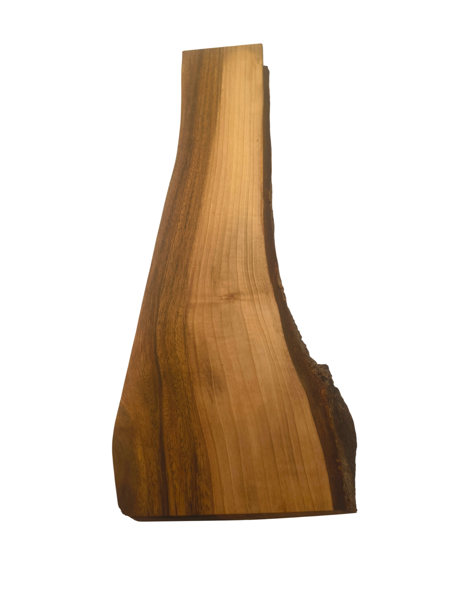 Deska z orzecha | Deska z drewna orzecha włoskiego – unikatowa, olejowana, okorowana, naturalna, idealna do kuchni i serwowania