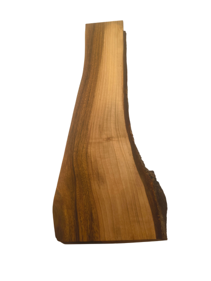 Deska z orzecha | Deska z drewna orzecha włoskiego – unikatowa, olejowana, okorowana, naturalna, idealna do kuchni i serwowania