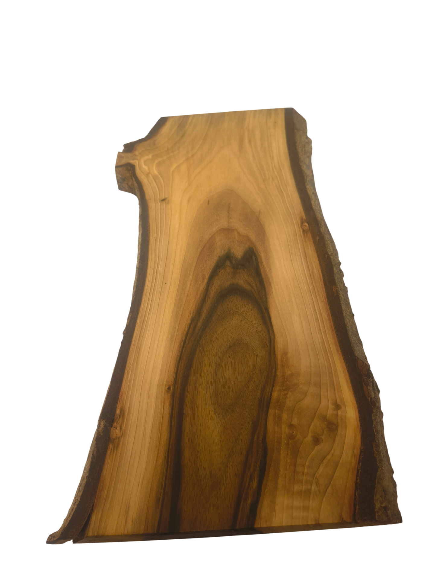 Deska z orzecha | Deska z drewna orzecha włoskiego – unikatowa, olejowana, okorowana, naturalna, idealna do kuchni i serwowania