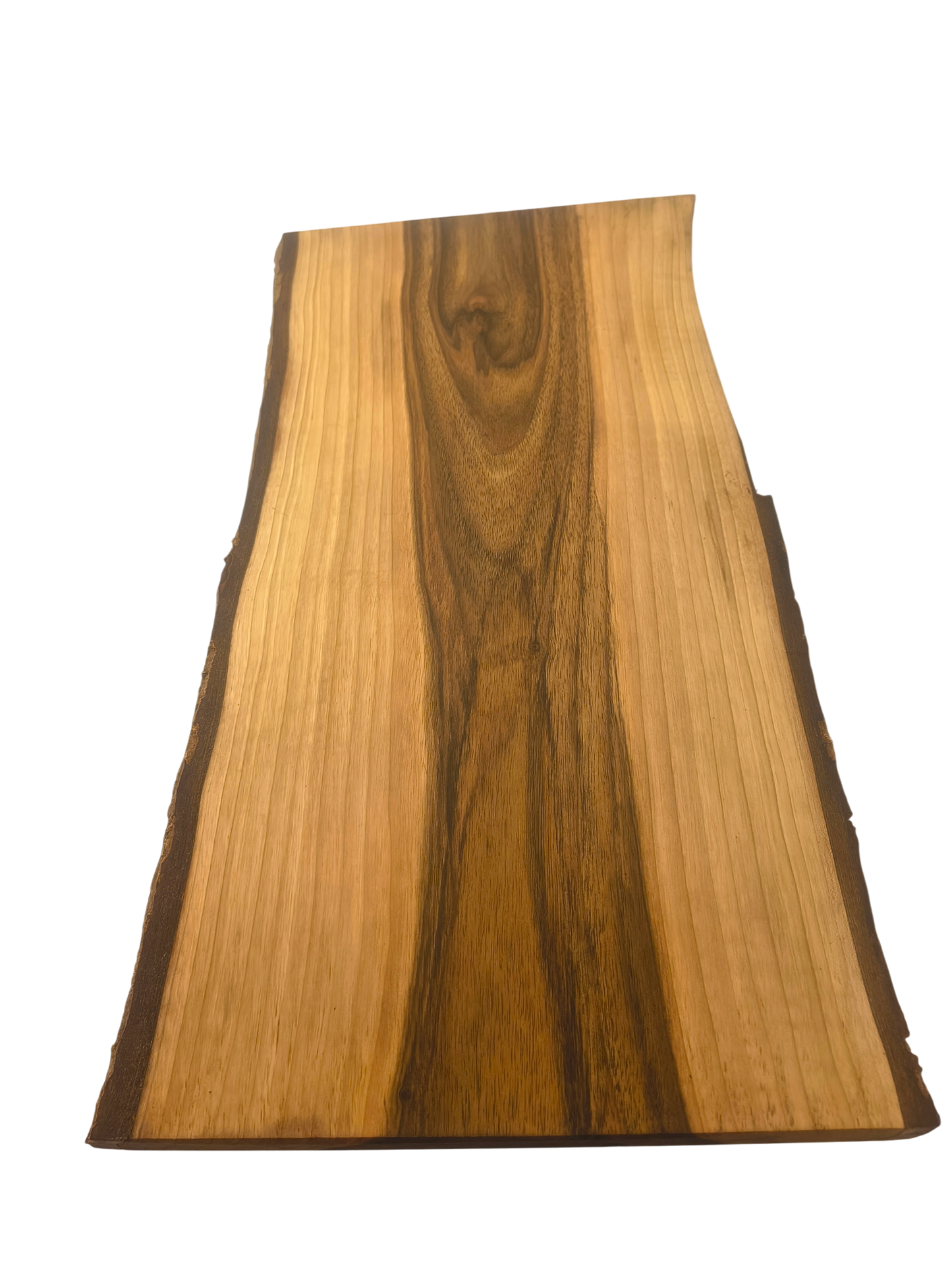 Deska z orzecha | Deska z drewna orzecha włoskiego – unikatowa, olejowana, okorowana, naturalna, idealna do kuchni i serwowania