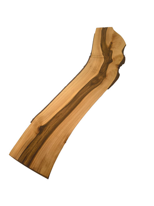 Deska z orzecha | Deska z drewna orzecha włoskiego – unikatowa, olejowana, okorowana, naturalna, idealna do kuchni i serwowania